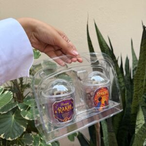 DESSERT HOLDER WITH DESSERT CUPS - PACK OF 5 PCS