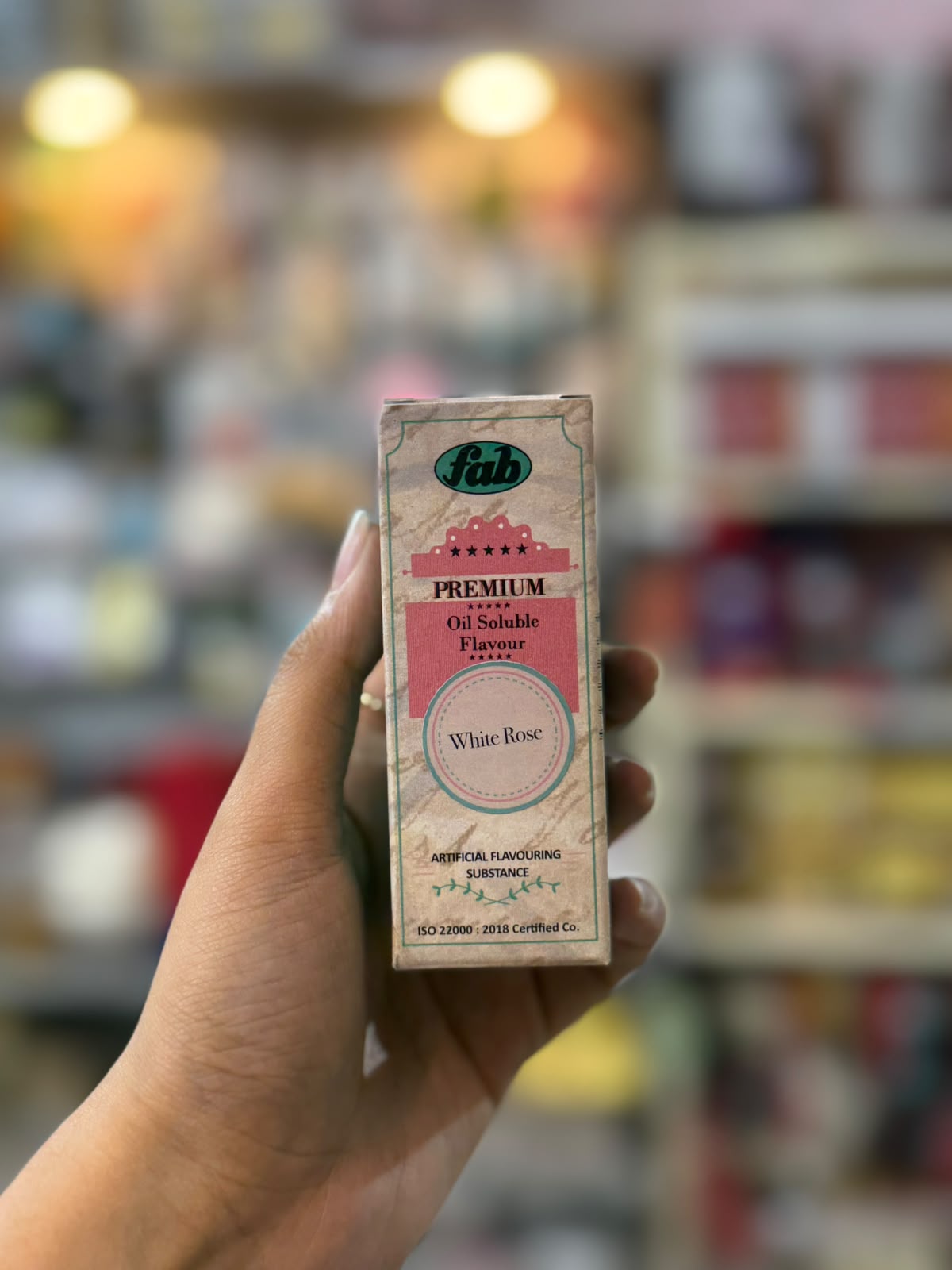 FAB PREMIUM OIL SOLUBLE FLAVOUR – WHITE ROSE – 30ML