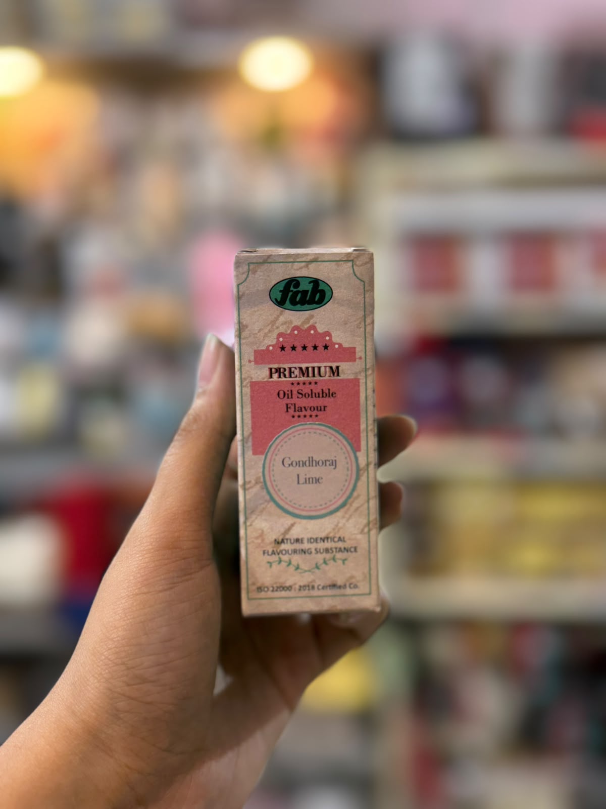 FAB PREMIUM OIL SOLUBLE FLAVOUR – GONDHORAJ LIME – 30ML