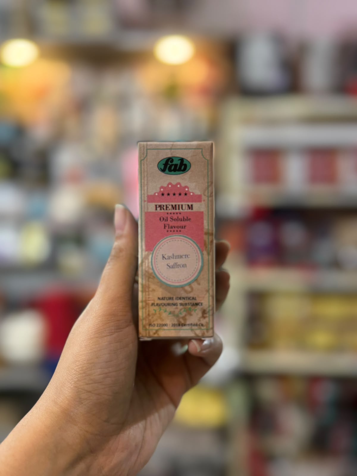 FAB PREMIUM OIL SOLUBLE FLAVOUR – KASHMERE SAFFRON – 30ML