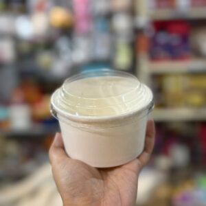 WHITE ITC BAKEABLE DESSERT TUB - PACK OF 10 PCS