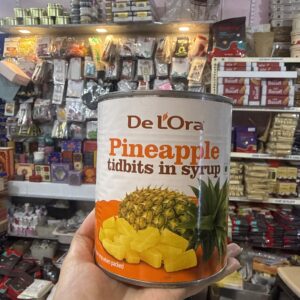 DELORA PINEAPPLE TIDBITS - 840g