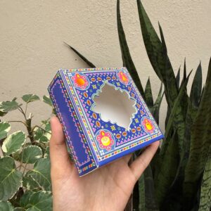 CANDLE SHAGUN BOX WITH WINDOW (3.5/3.5/1.5")- pack of 10pc