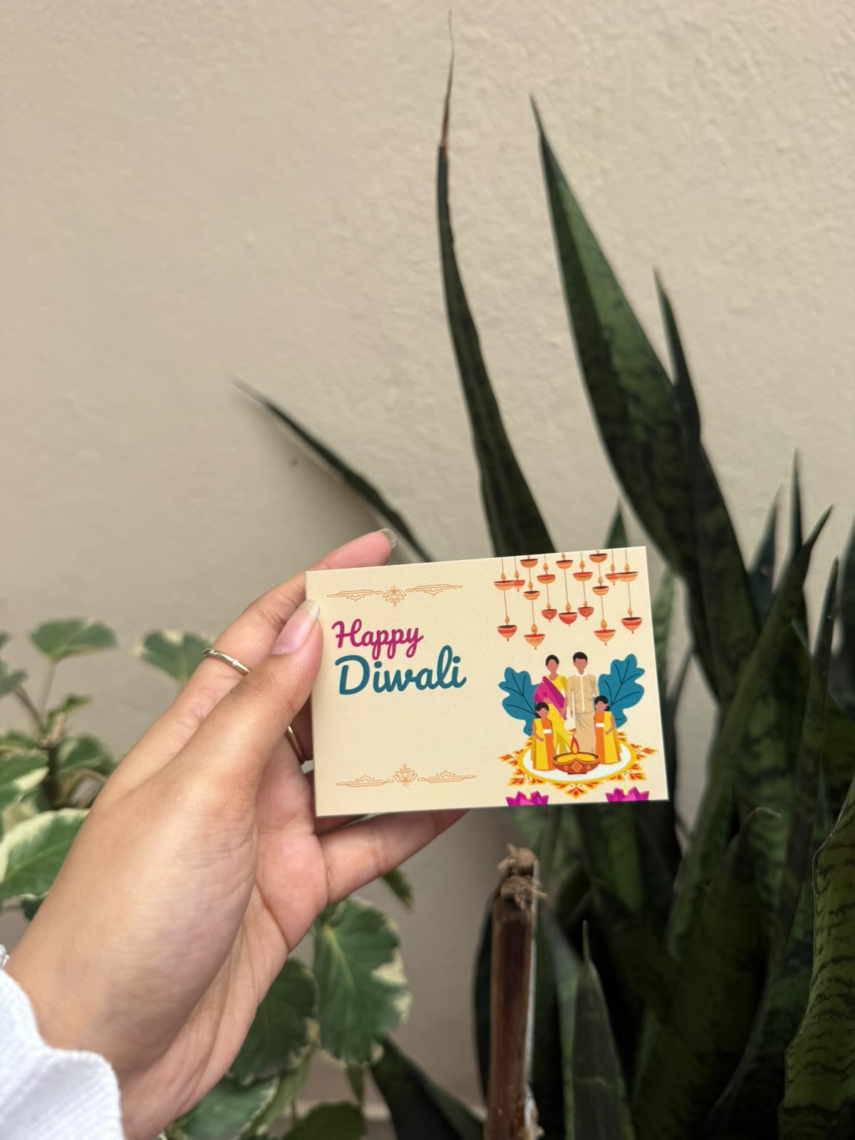 DIWALI GREETING CARD (3.5/2.5″)- pack of 10pc