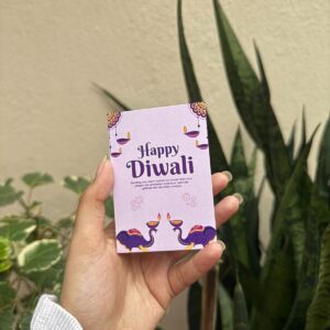 DIWALI GREETING CARD (3.5/2.5")- pack of 10pc