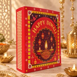 DIWALI MATCHBOX HAMPER BOX (11/8/3")- pack of 10pc