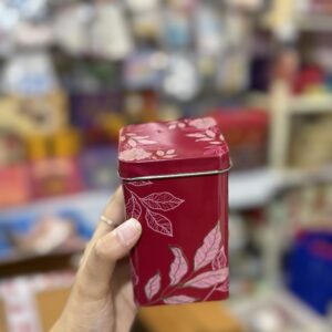 Printed cookie tin embossed ( size 4/2.5” approx) - pack of 5pc