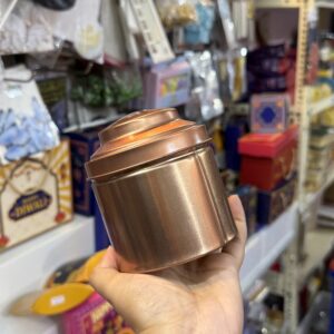 BRONZE COOKIE TIN ( 3/3” approx)- pack of 5pc